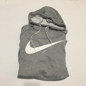 Nike Dri-Fit Gray Hoodie Med